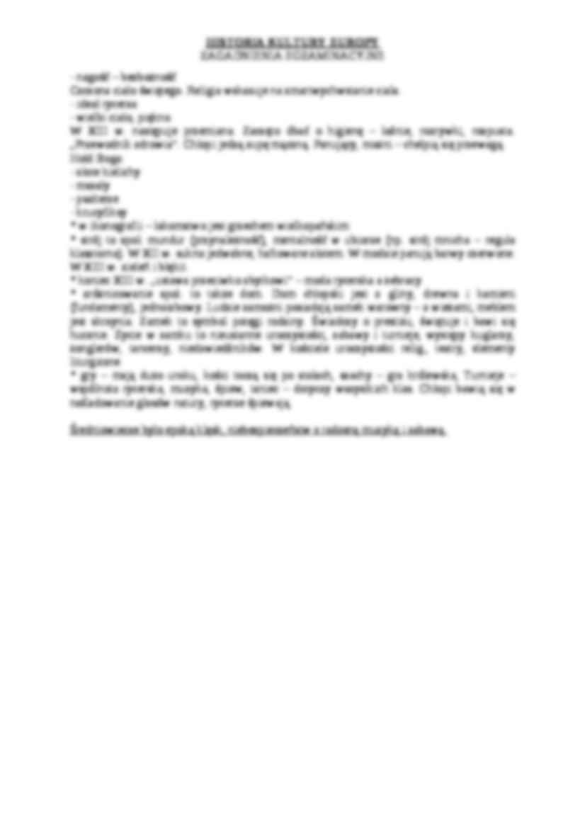 Historia kultury Europy - zafadnienia egzaminacyjne - strona 3