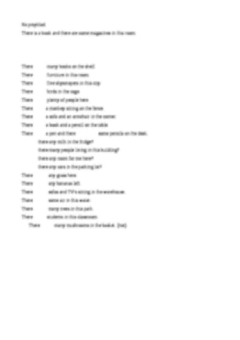 There is, there are - konstrukcje - strona 3