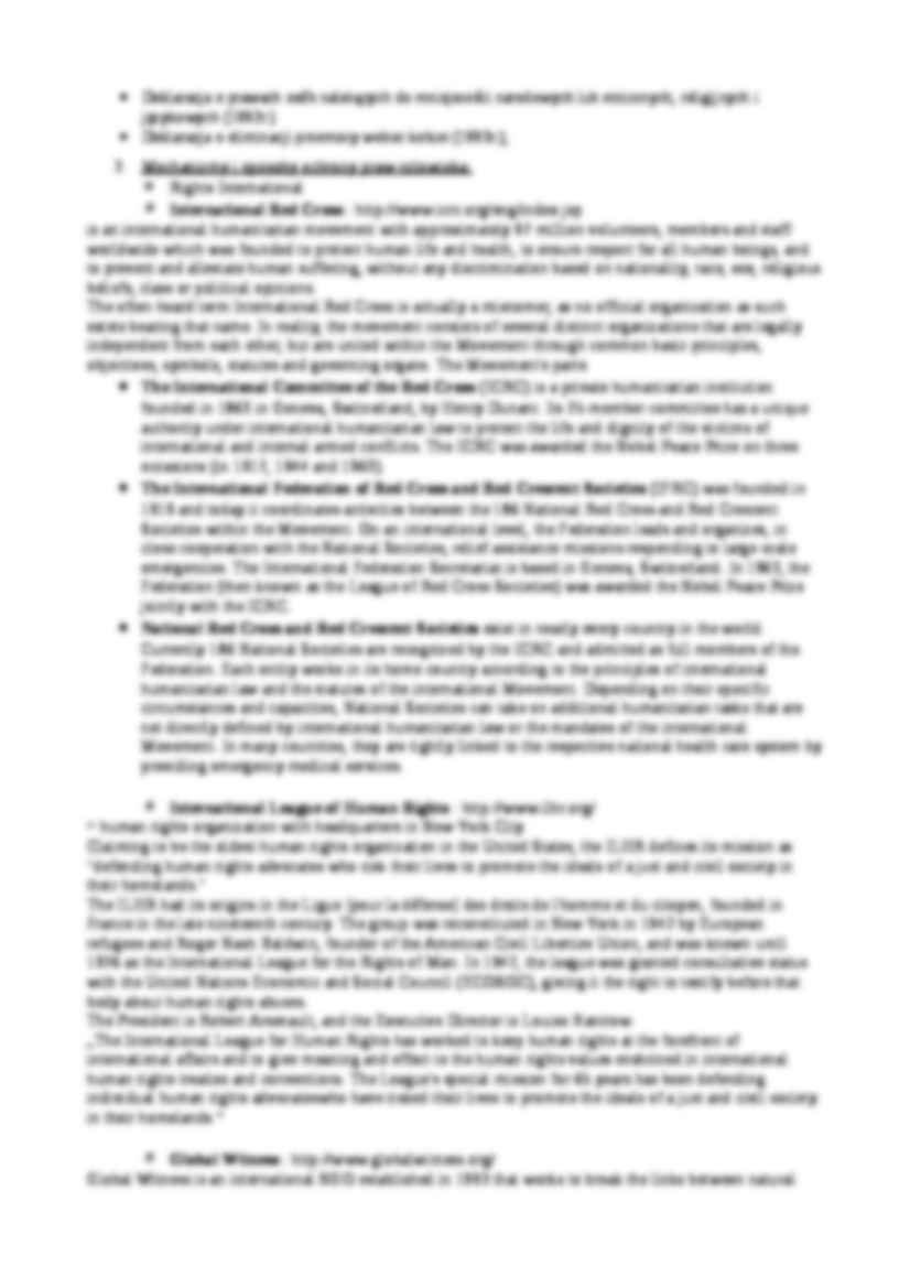 Organizacje Międzynarodowe 3 - strona 2