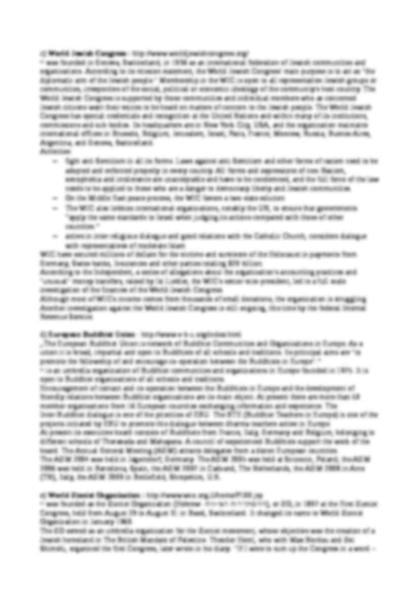 Organizacje Międzynarodowe VI - strona 2