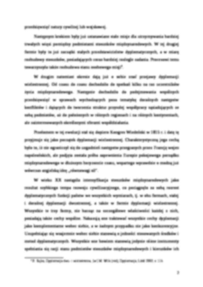Dyplomacja wielostronna - definicja - strona 2
