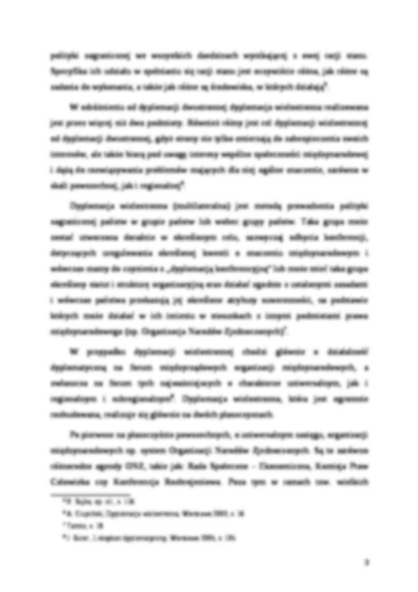 Dyplomacja wielostronna - definicja - strona 3