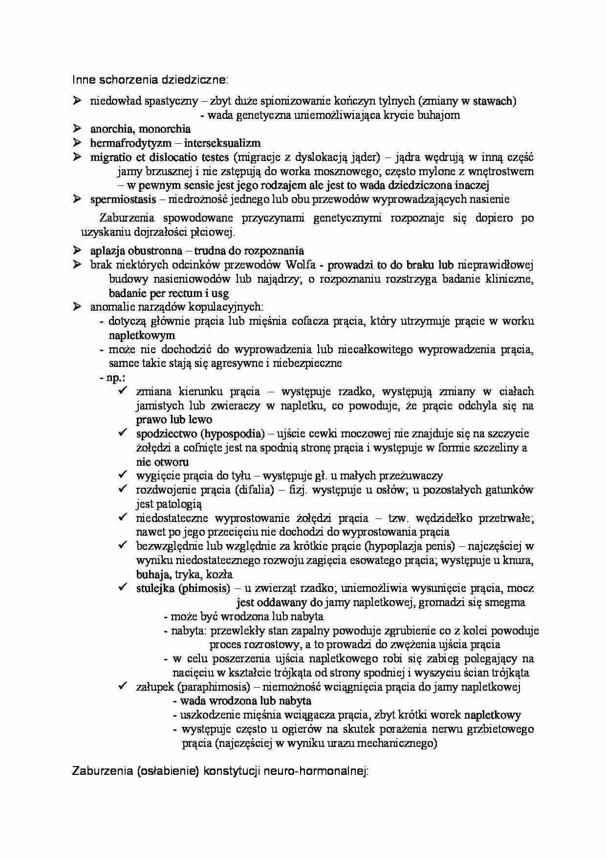 Schorzenia dziedziczne - strona 1