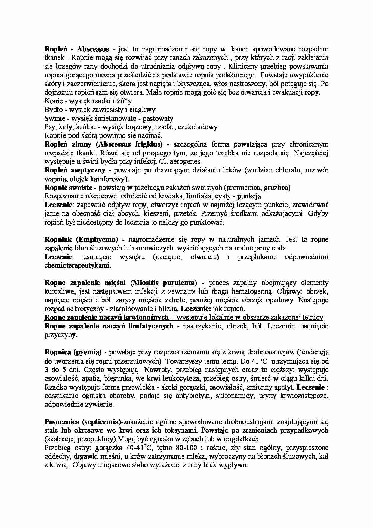 Ropień-rodzaje - strona 1