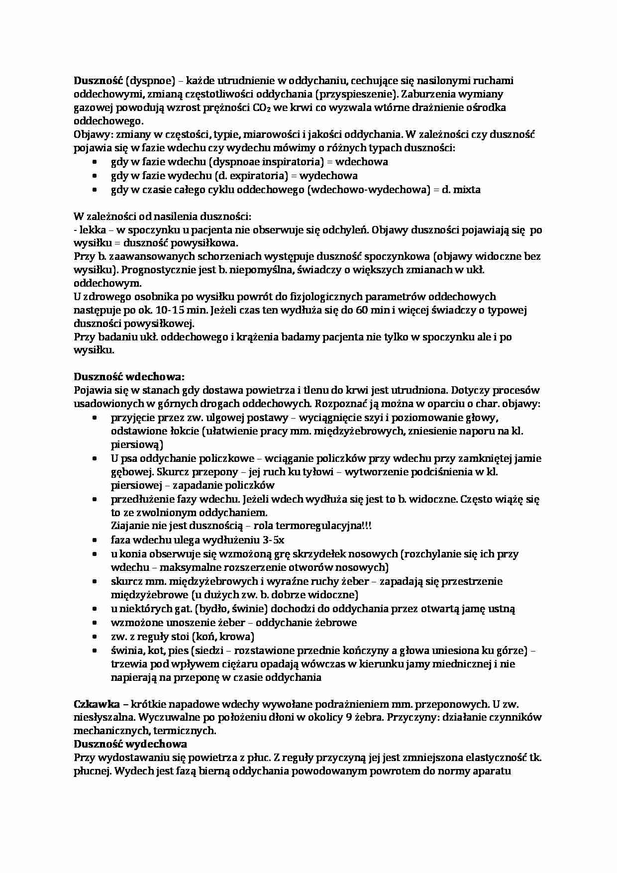 Duszność - Czkawka - strona 1
