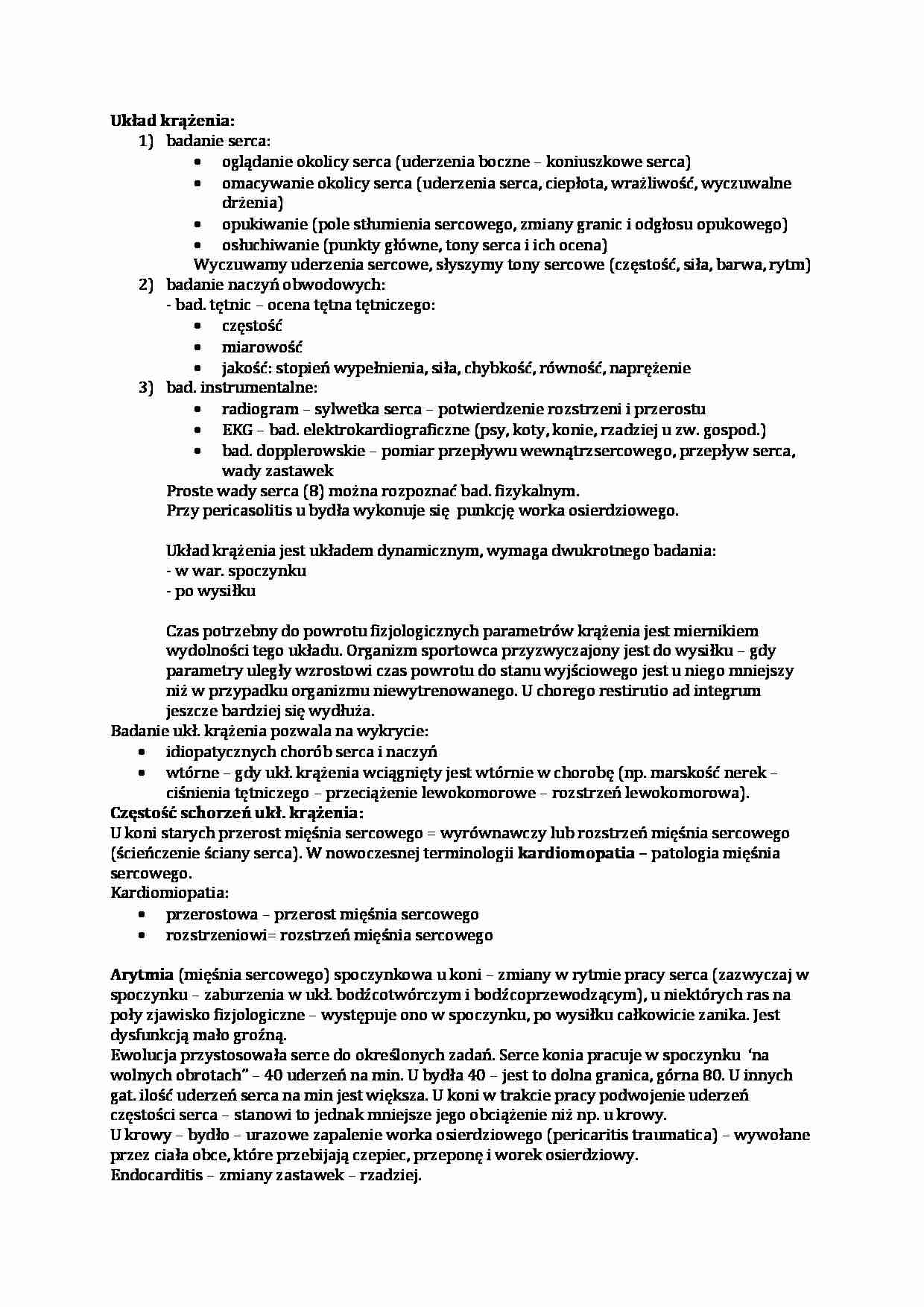 Układ krążenia - strona 1