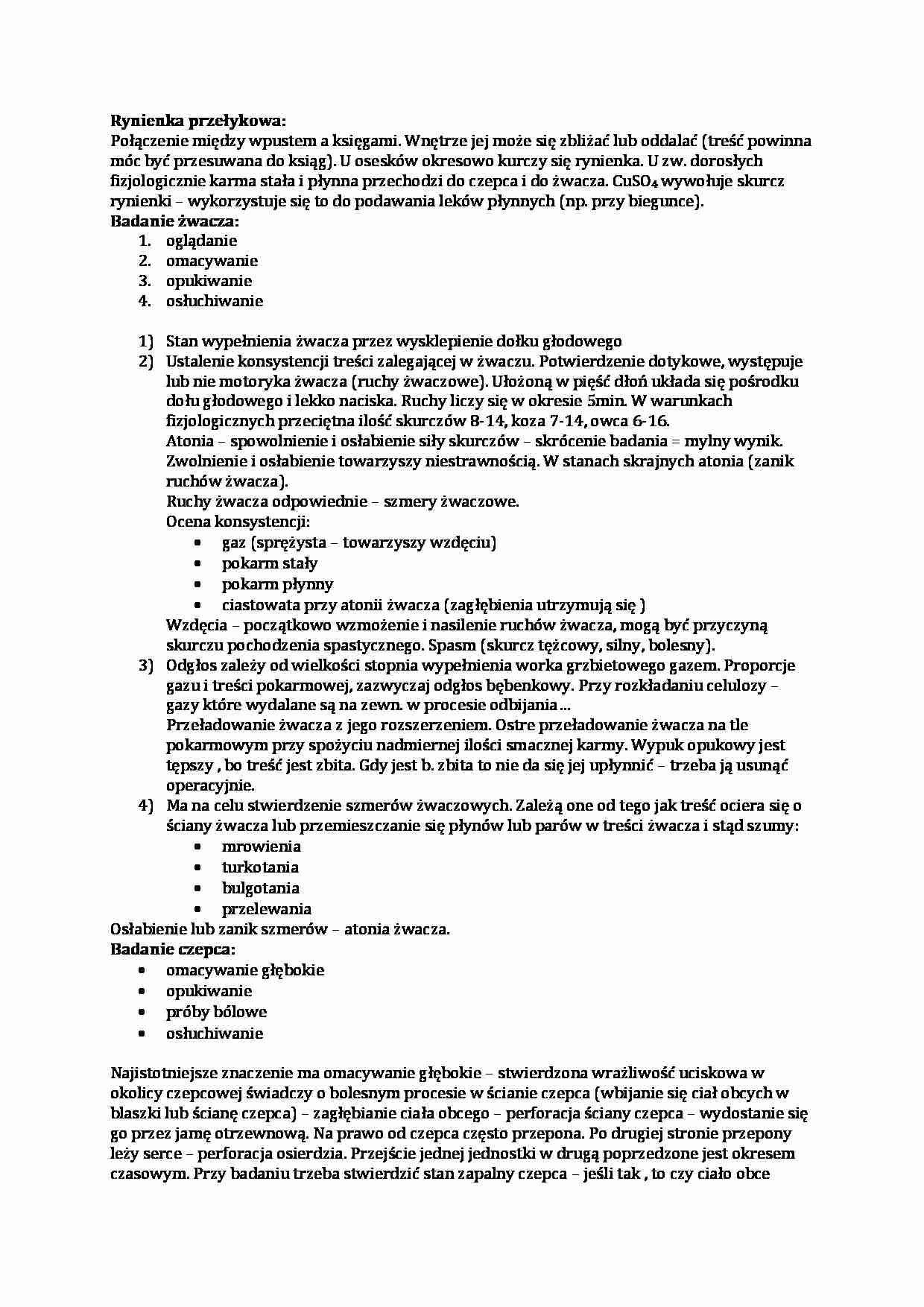 Rynienka przełykowa - strona 1