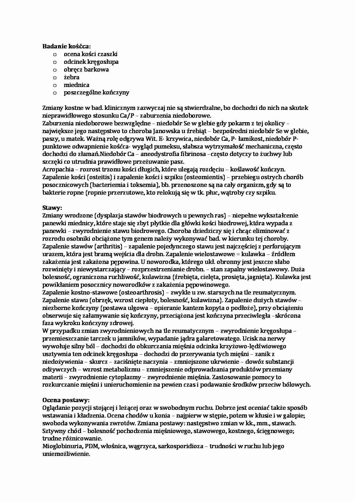 Badanie kośćca - strona 1