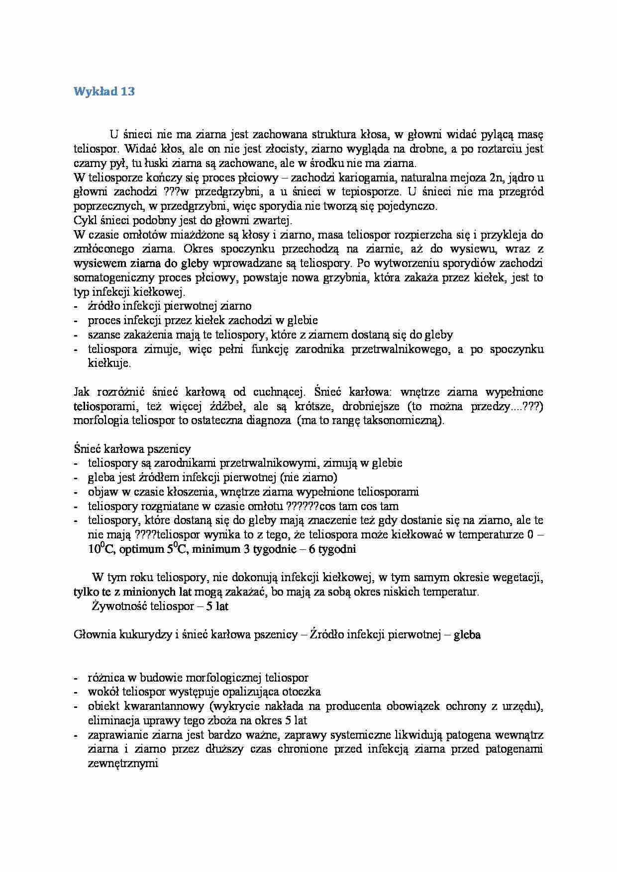 Śnieć pszenicy - strona 1