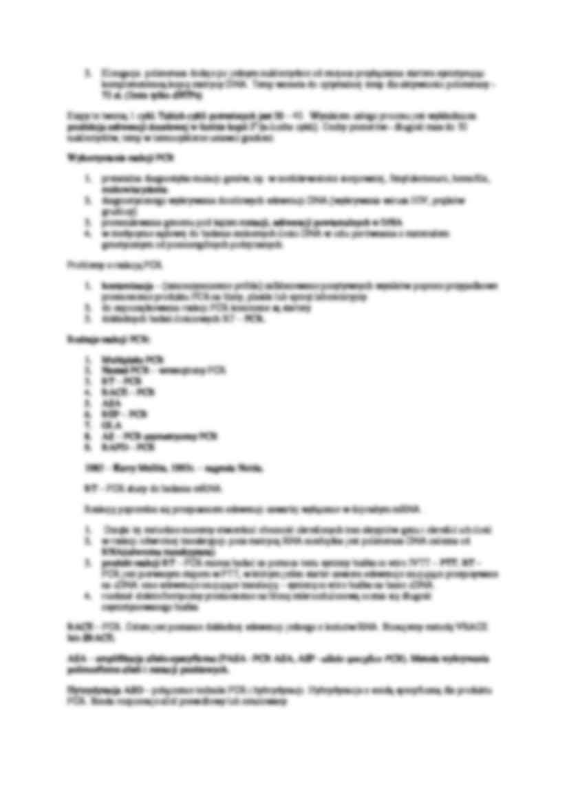 Metody badania kwasów nukleinowych - strona 2