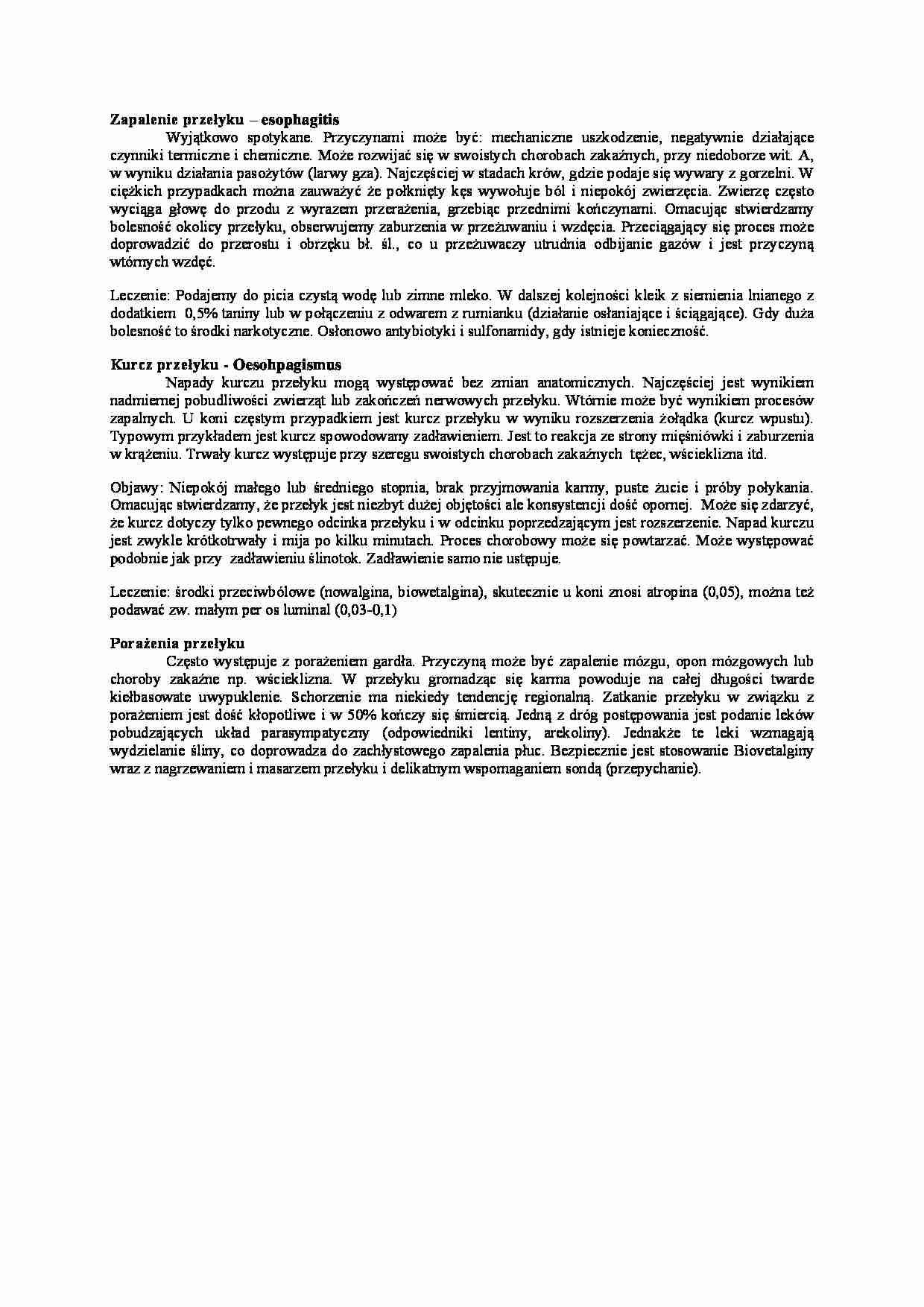 Zapalenie przełyku - esophagitis - strona 1