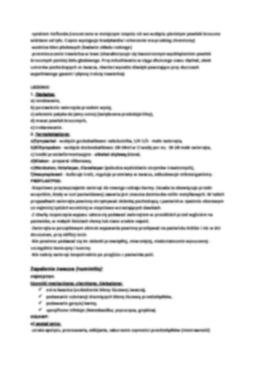 Przedżołądki-wzdęcie żwacza i czepca - strona 2