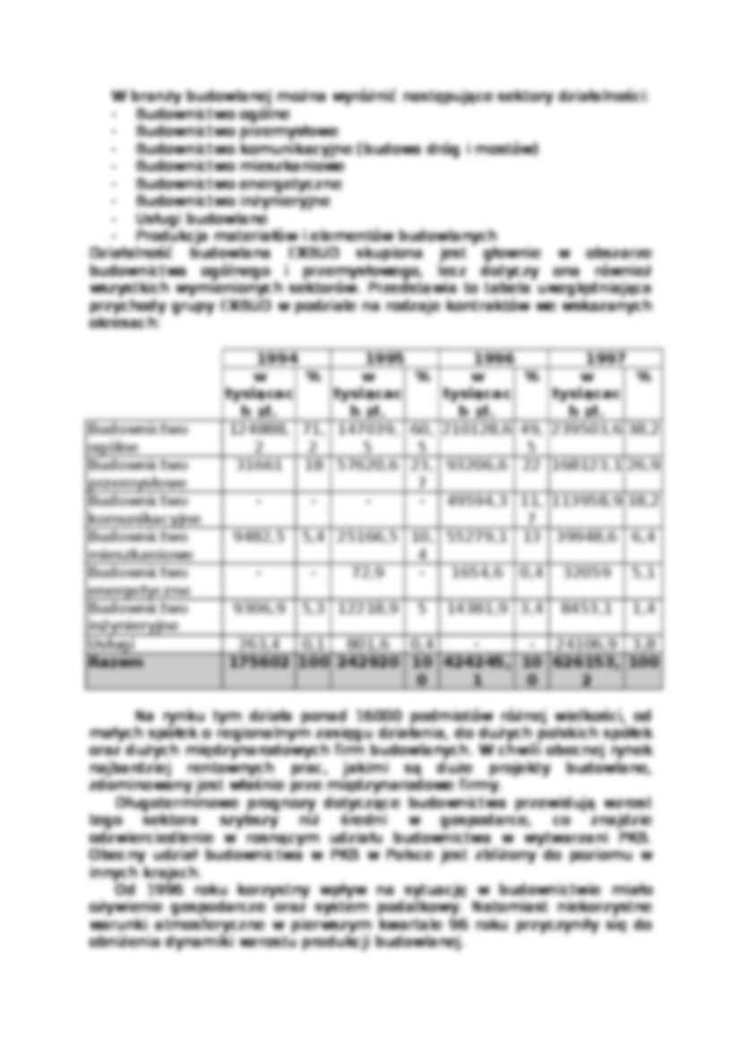 Analiza strategiczna - firma budowlana - strona 3