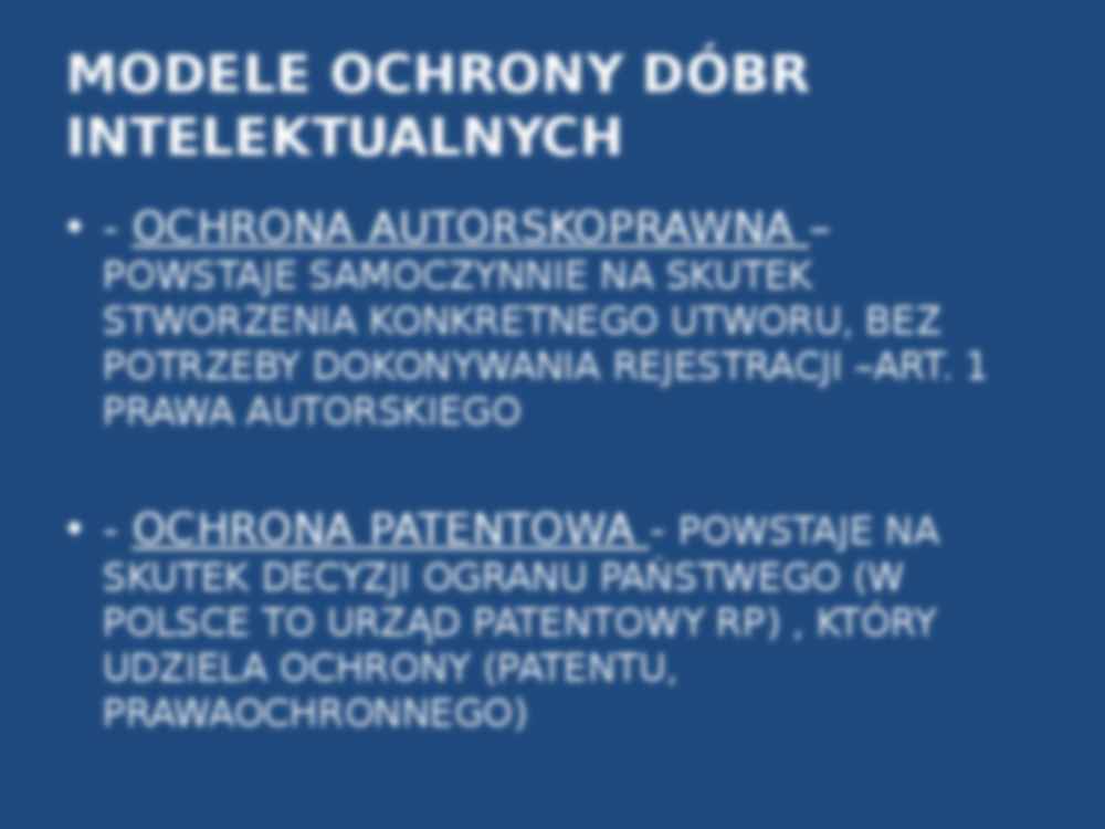 Prawo własności intelektualnej - źródła prawa - strona 3