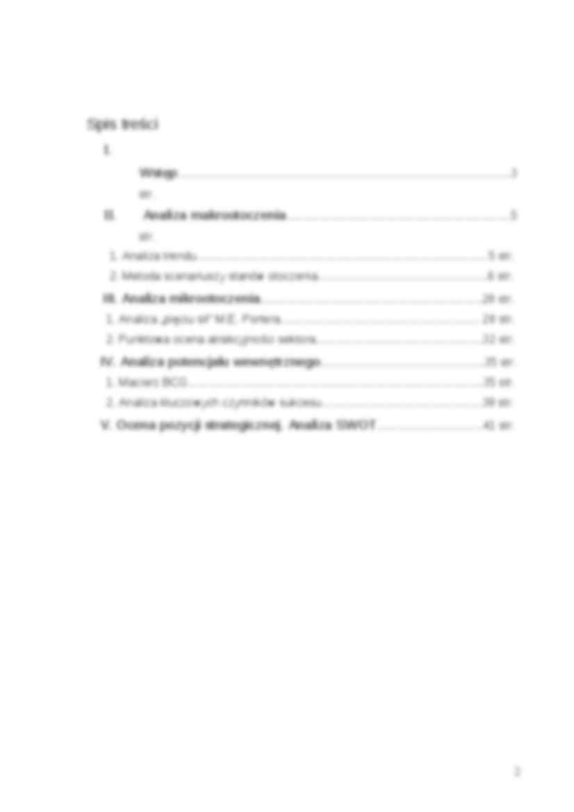 Analiza strategiczna firmy TP S.A. - strona 2