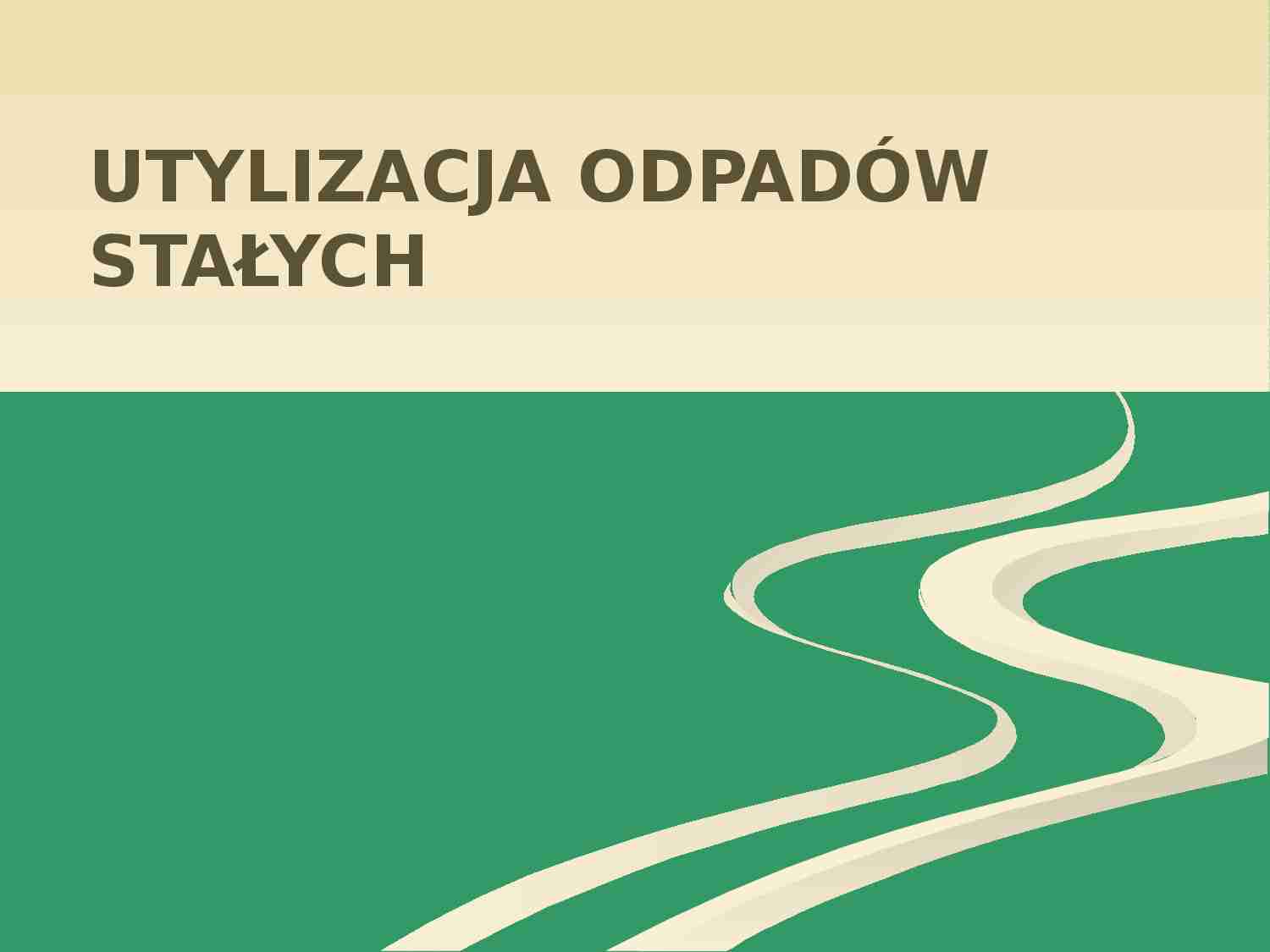 Utylizacja odpadów stałych - strona 1