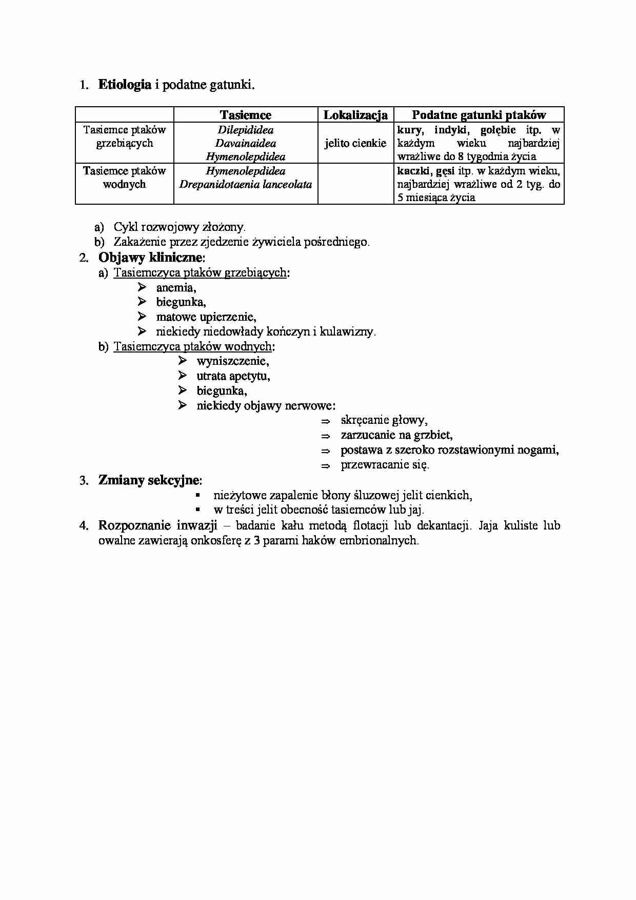 Inwazje tasiemców - strona 1