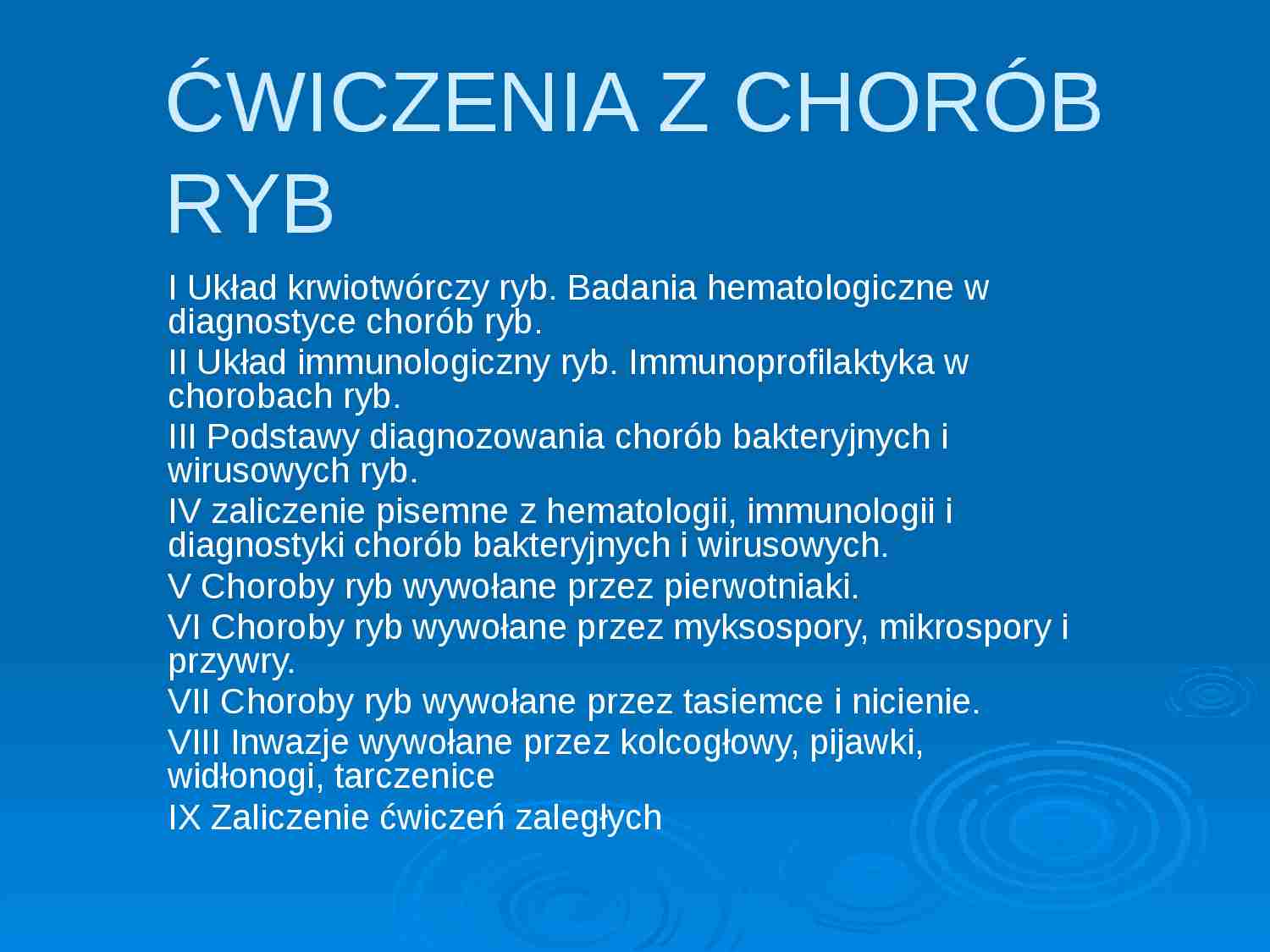 Choroby ryb - strona 1