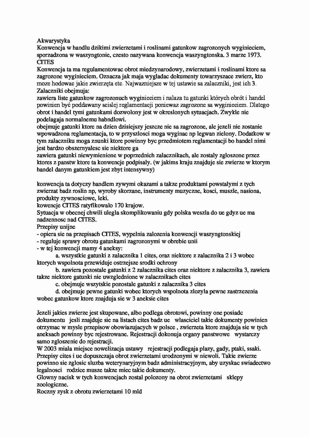 Akwarystyka - Rejestracja zwierząt - strona 1