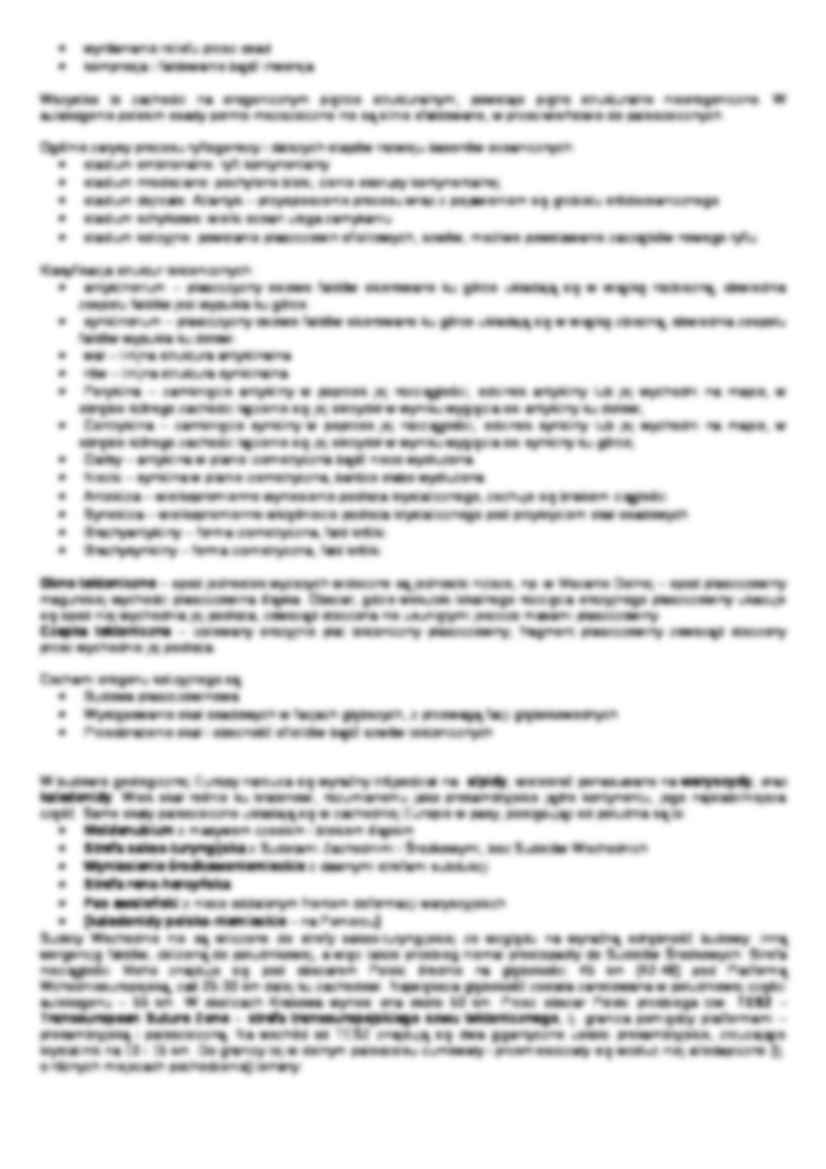 Geologia regionalna Polski-tektonika płyt - strona 3