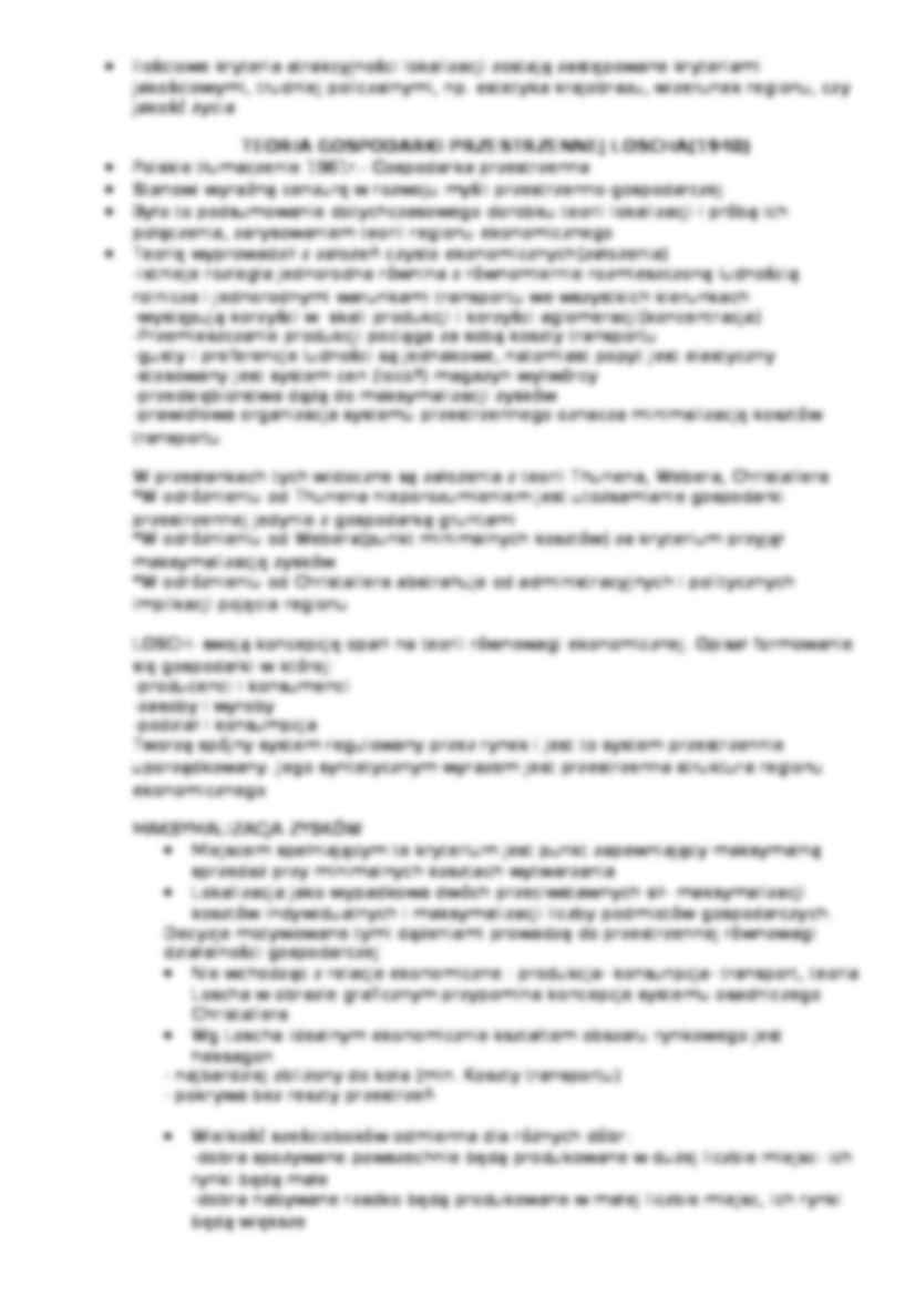 Teorie gospodarki przestrzennej-wykład - strona 3