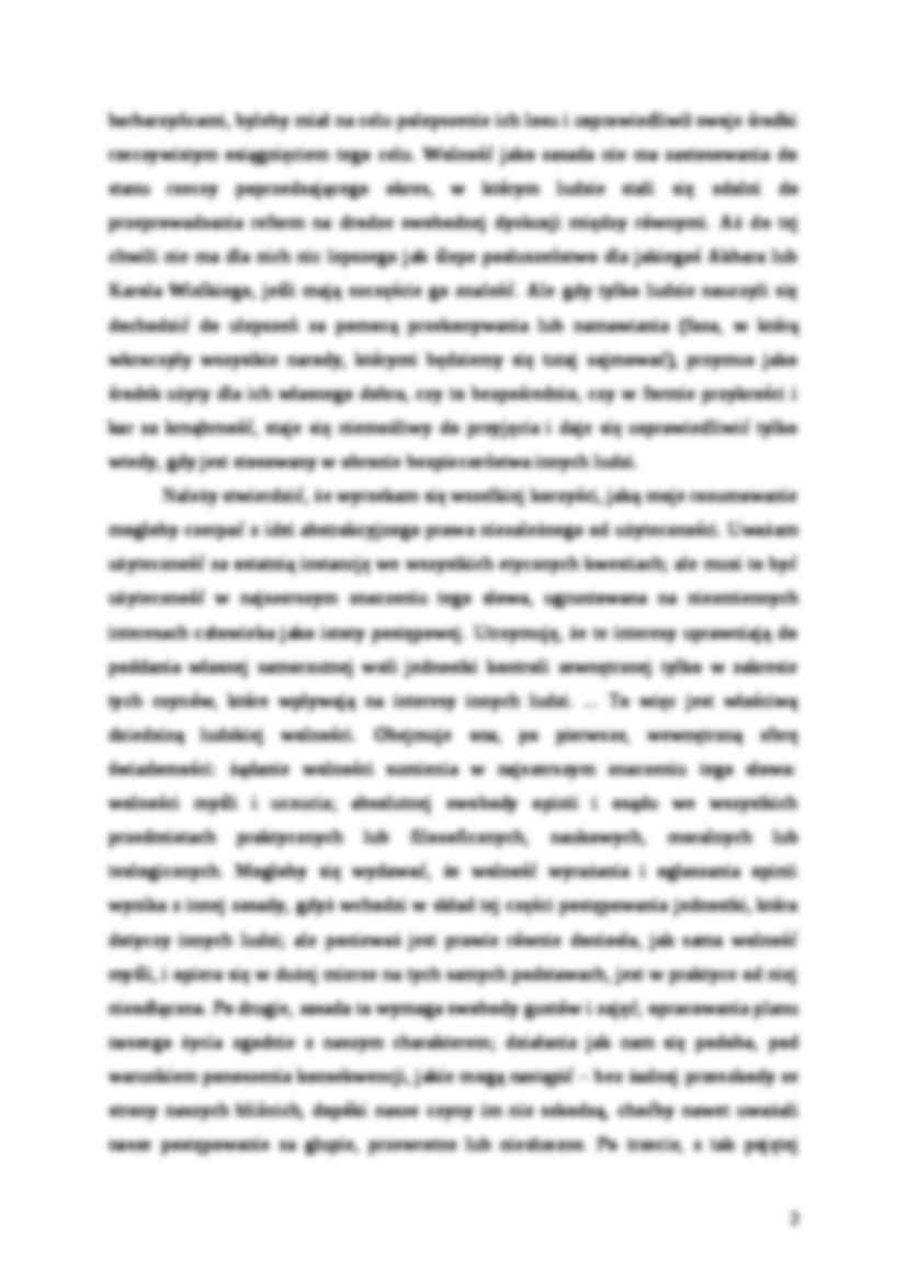 John Stuart Mill - O wolności - strona 2
