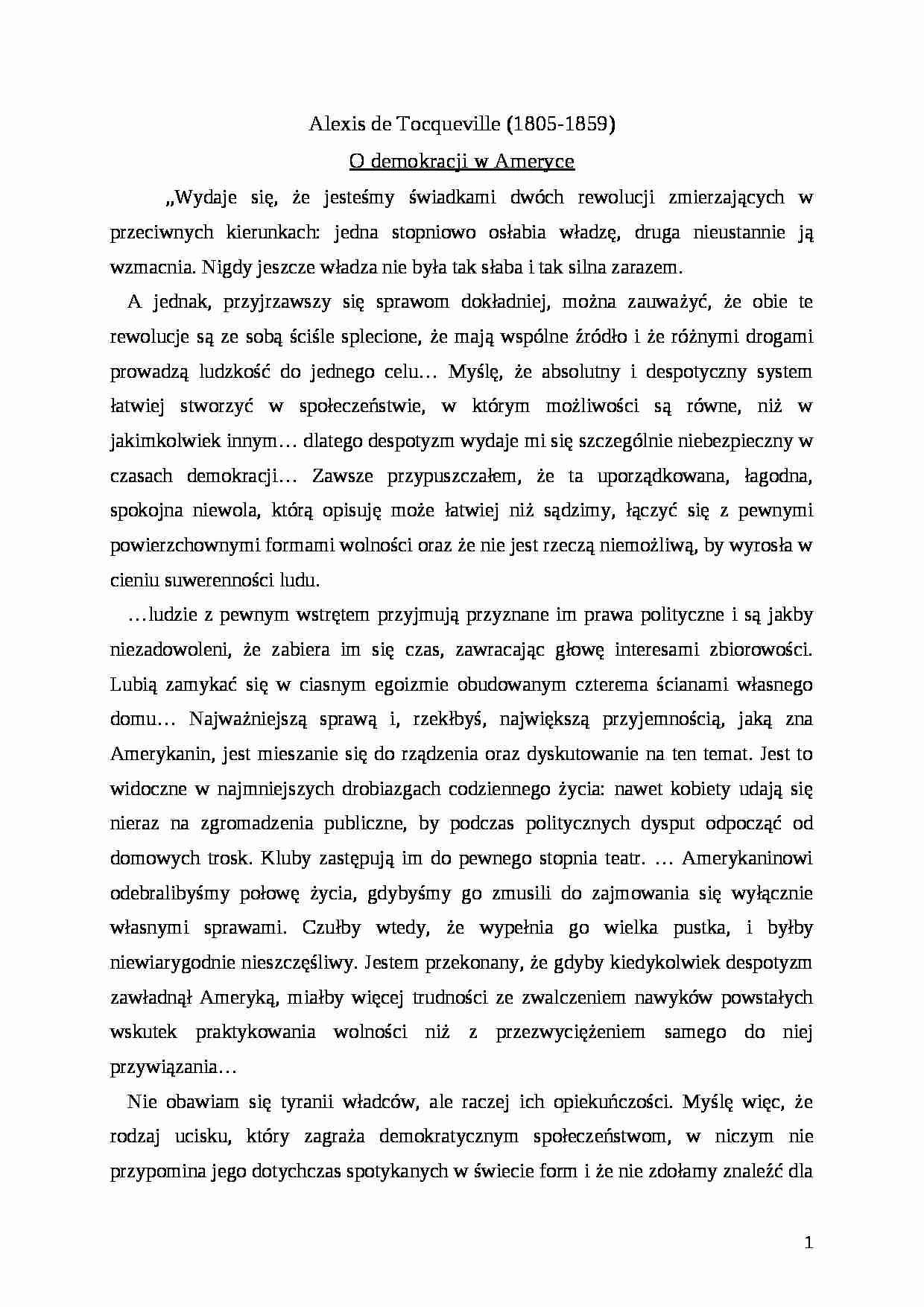 Liberalizm demokratyczny - źródła  - strona 1