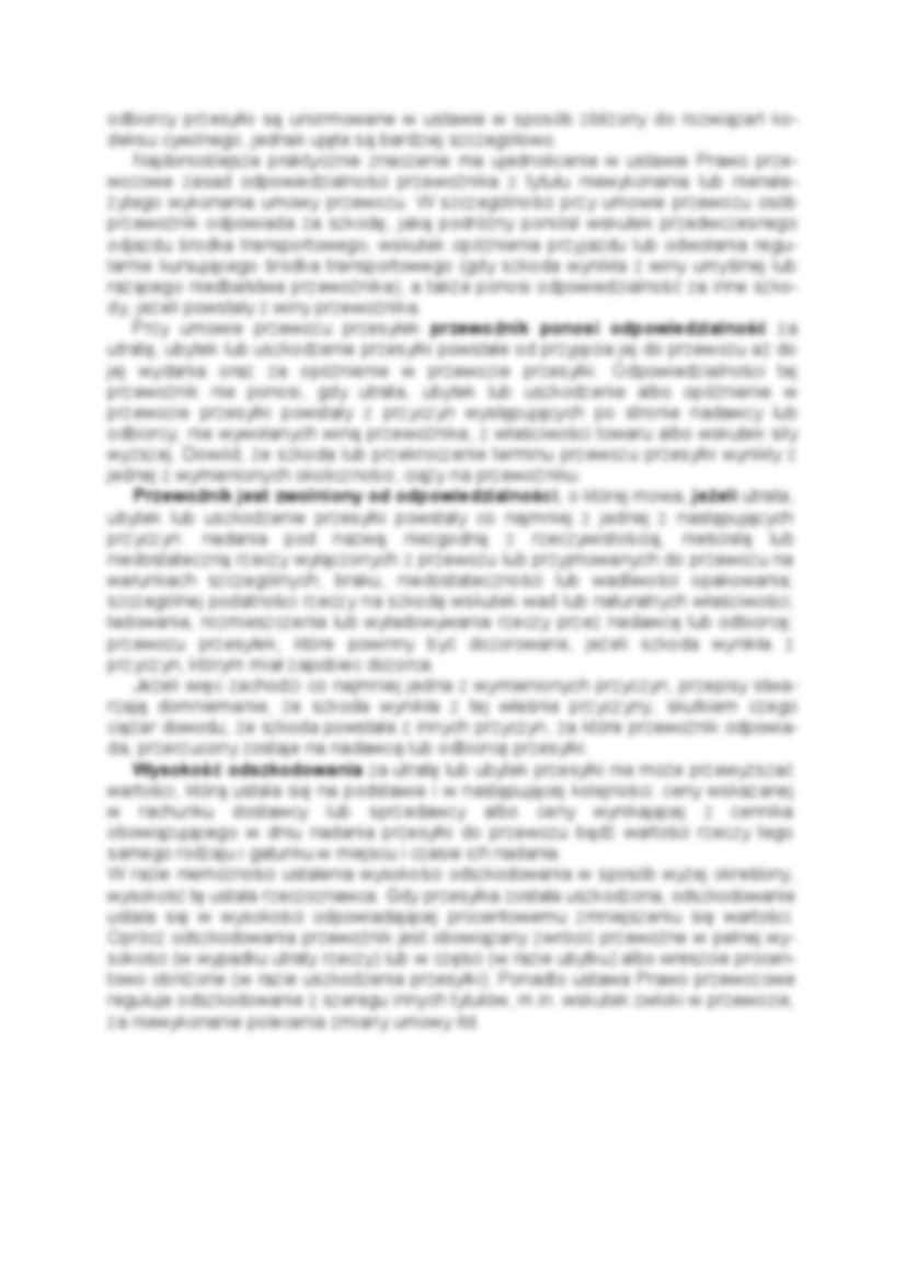 Przewóz osób i przesyłek według ustawy - strona 2