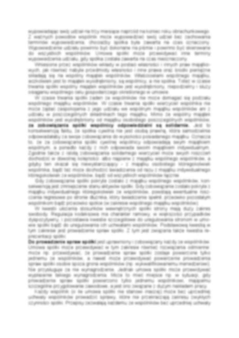 Prawo handlowe - spółka cywilna - strona 2