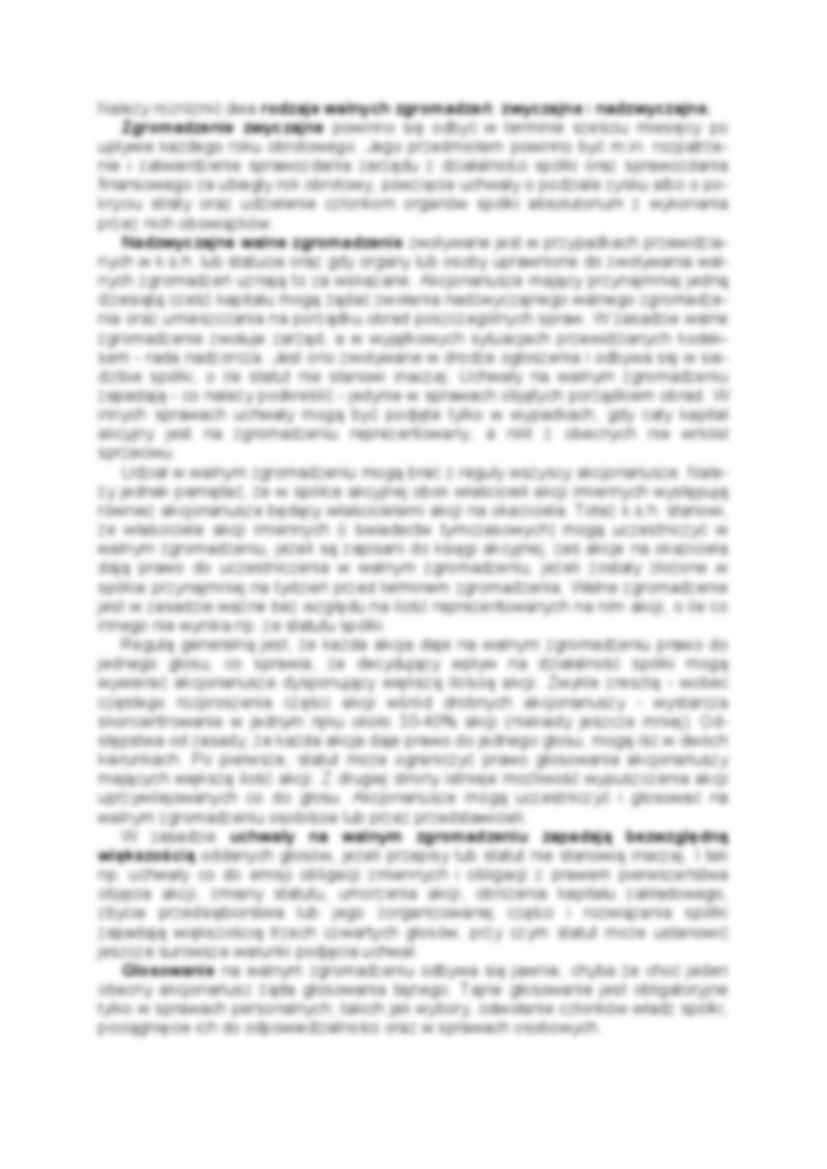 Tworzenie spółek akcyjnych - strona 2