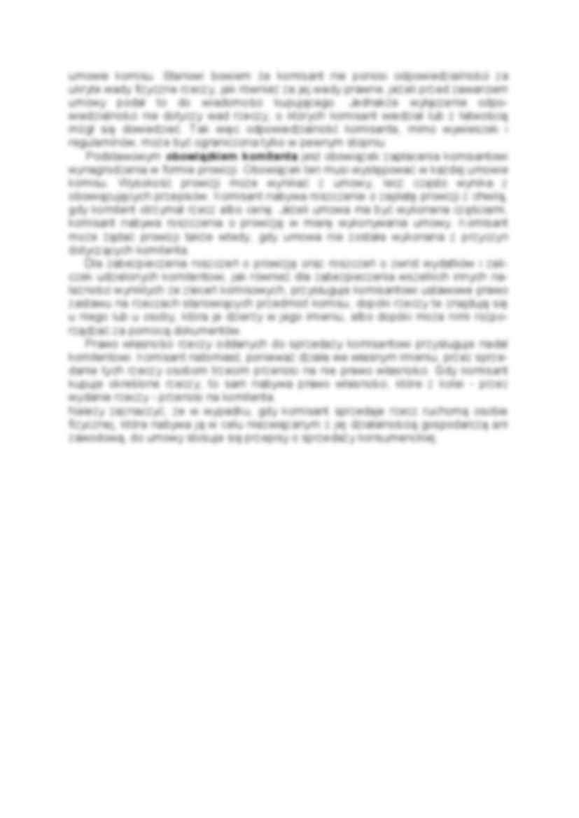 Prawo handlowe - umowa komisu - strona 2