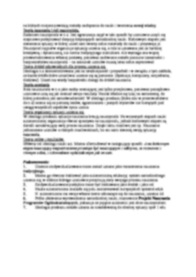 Studium jednego przypadku ideologii edukacji - strona 2