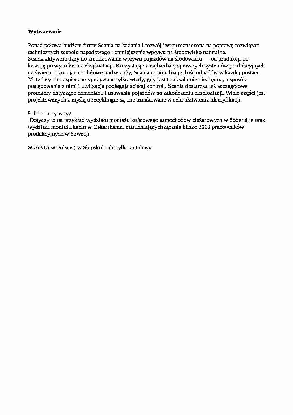 Cykl życia urządzenia- wytwarzanie - strona 1