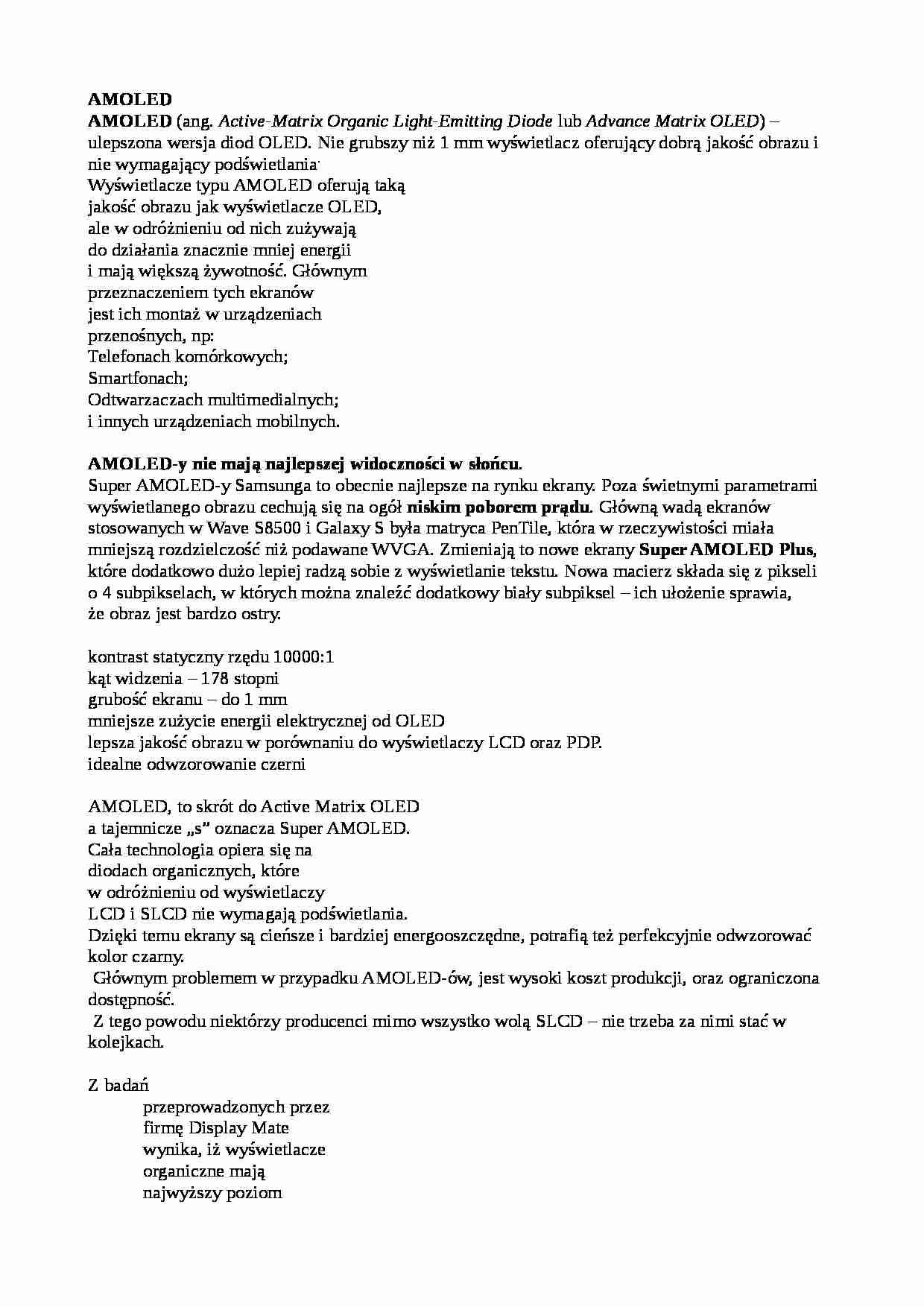  Amoled - strona 1