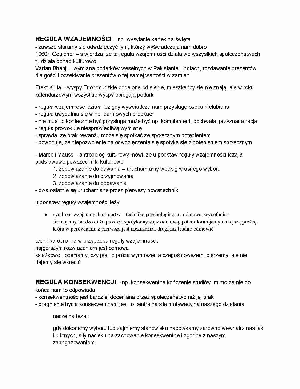 Reguła wzajemności - strona 1