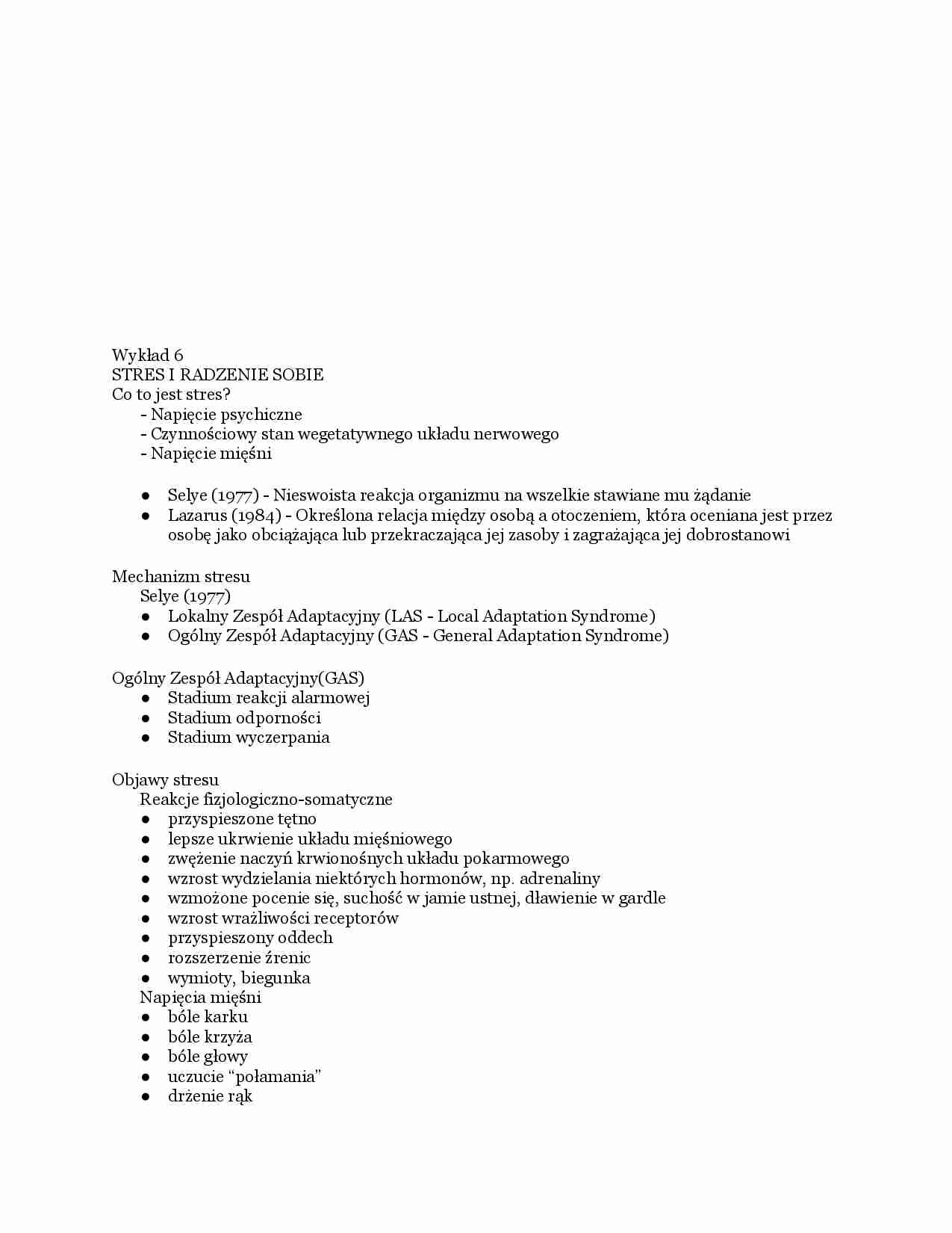 Stres i radzenie sobie - strona 1