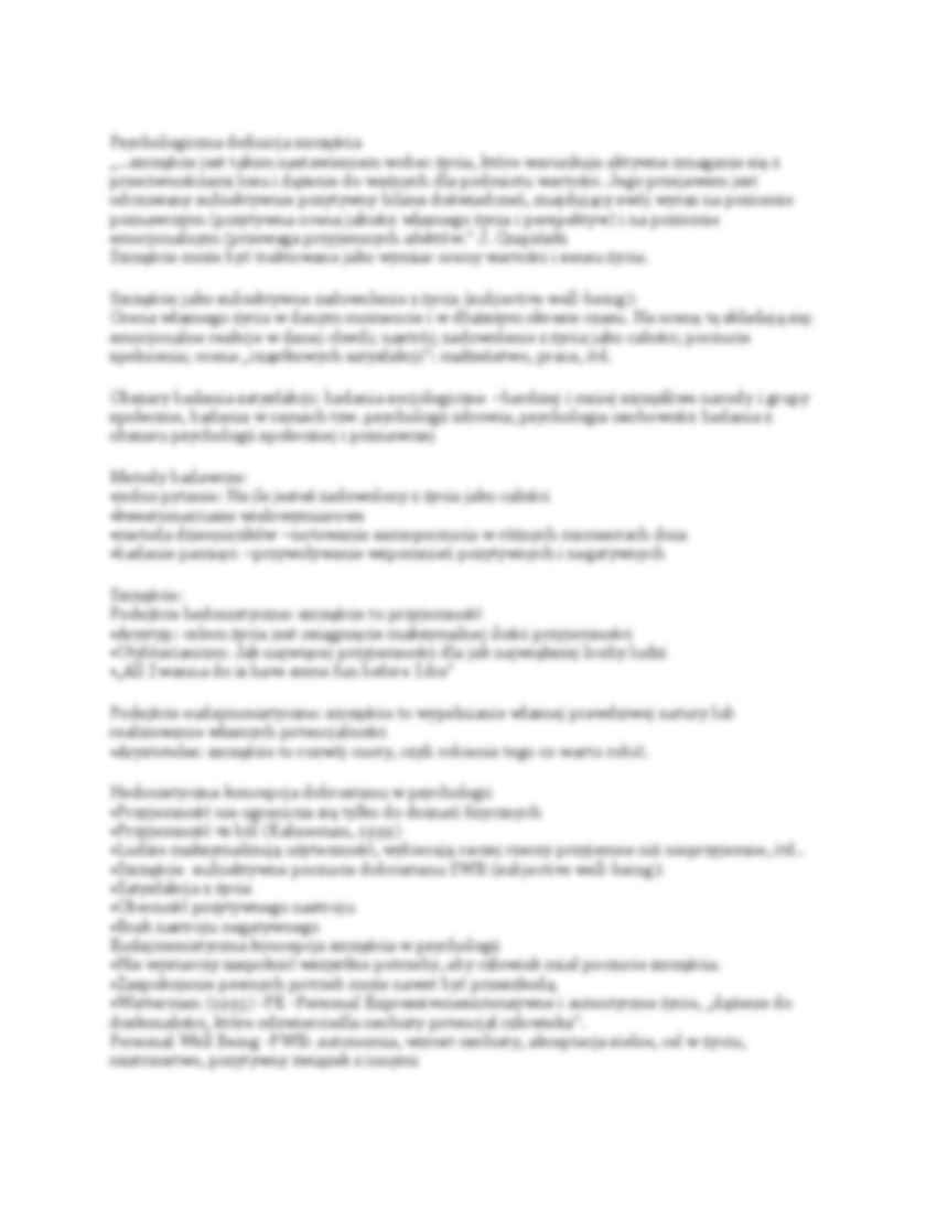 Pomoc psychologiczna, wspieranie w samorealizacji - strona 2