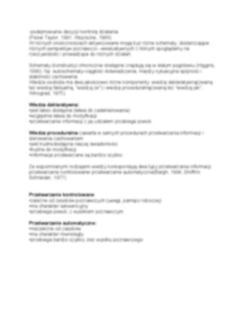 Mechanizmy psychologiczne zapewniające integrację - strona 3