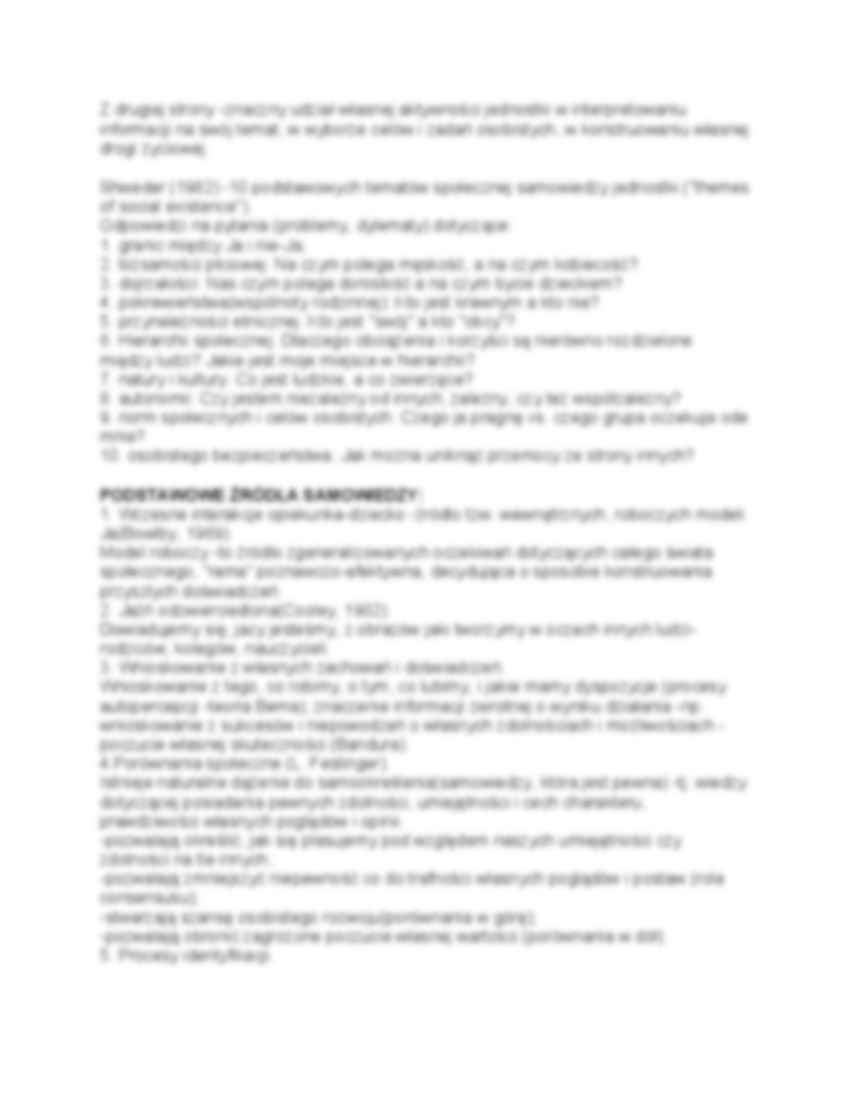 schematy a cechy osobowości - strona 2