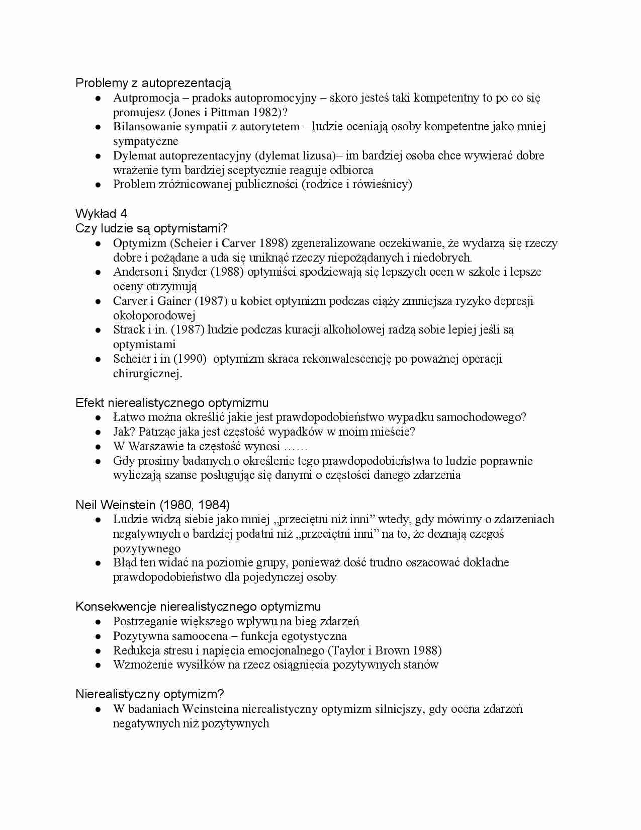 Problemy z autoprezentacją - strona 1