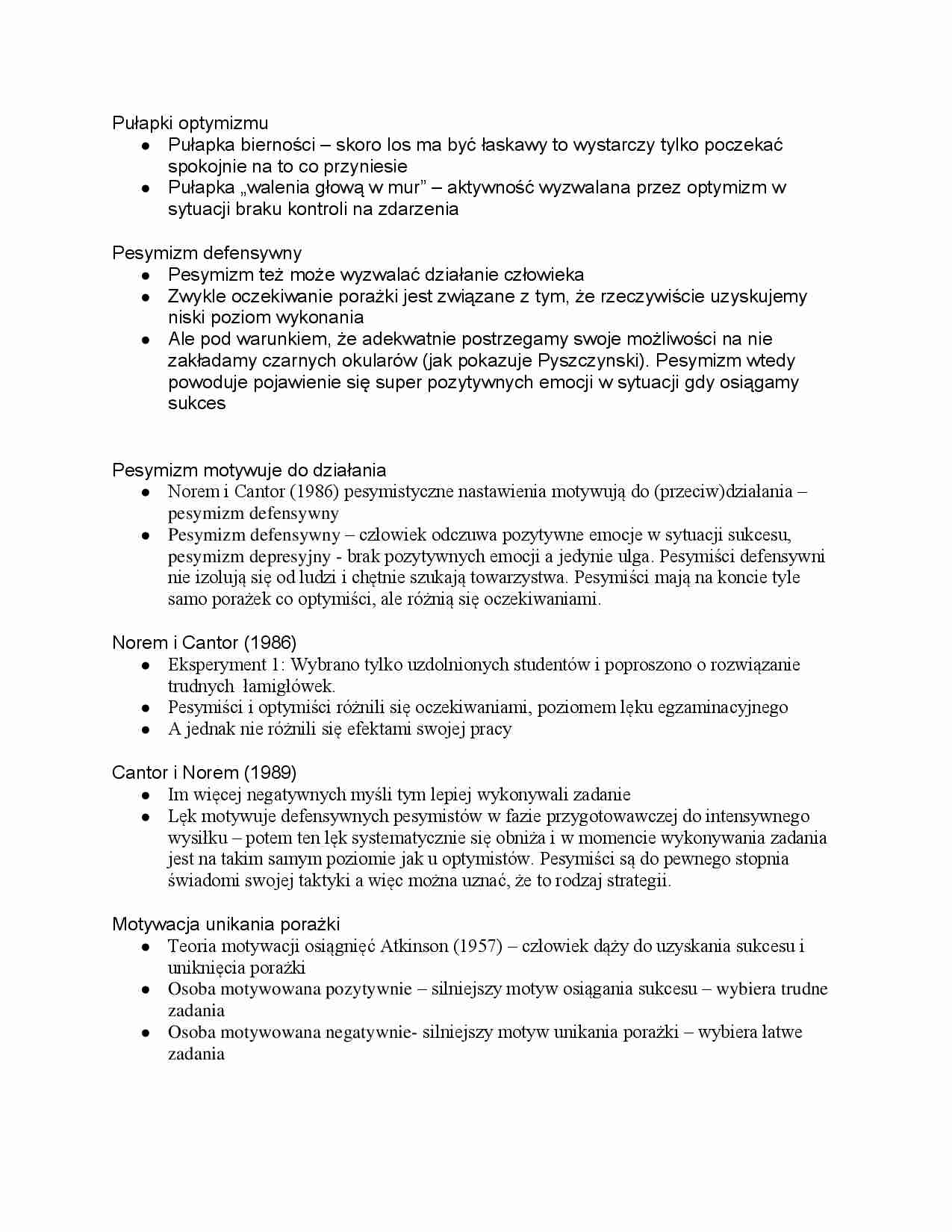 Pułapki optymizmu - strona 1