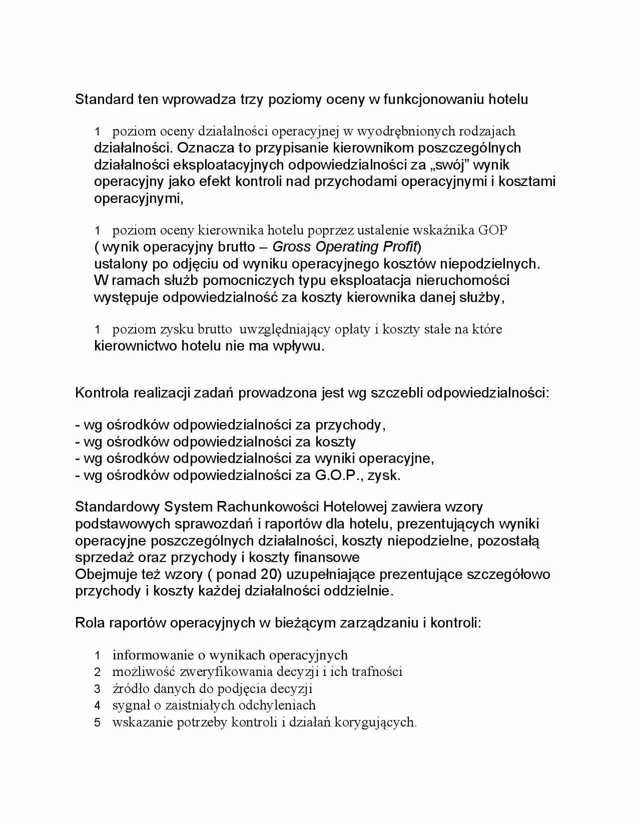 Oceny w funkcjonowaniu hotelu - strona 1