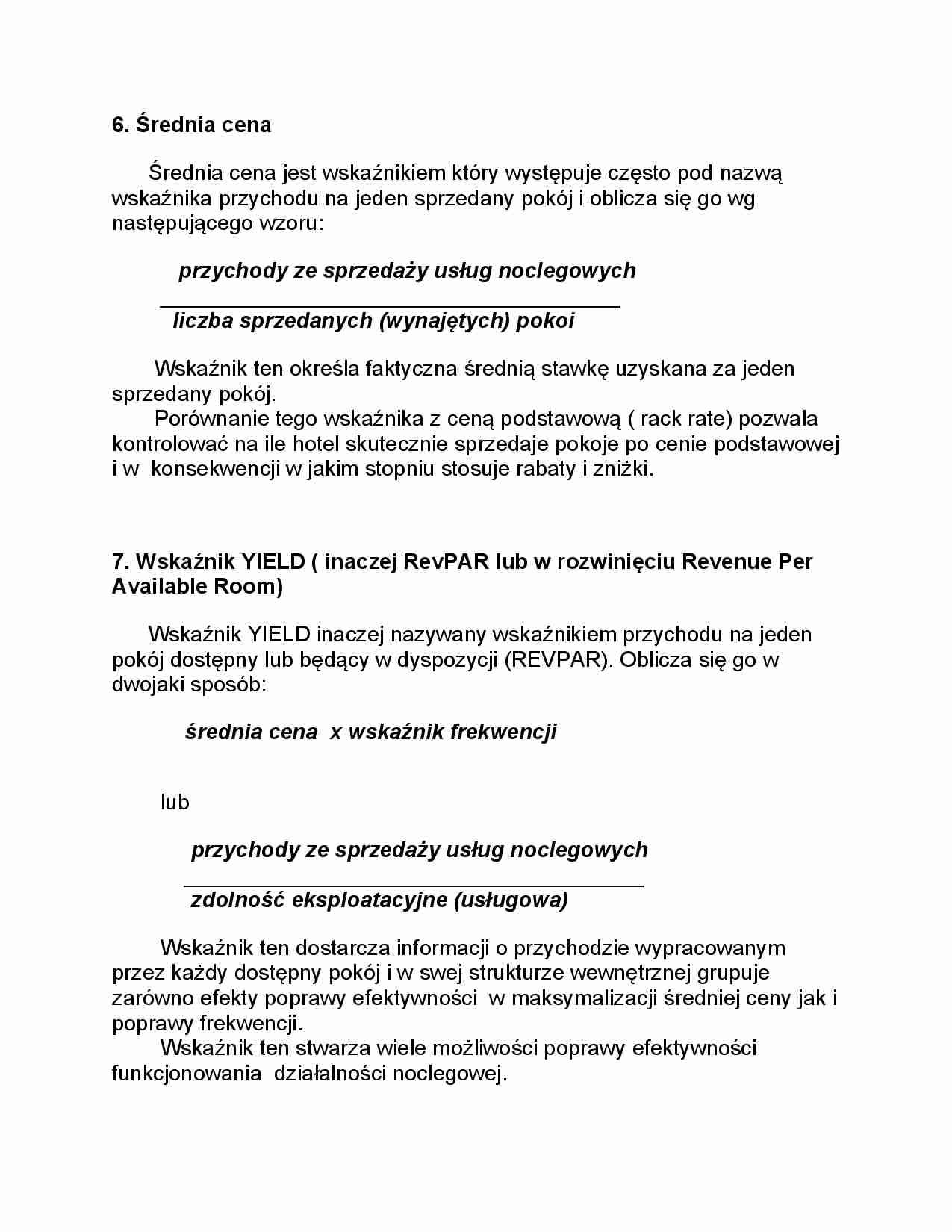 Rachunkowość - wskaźnik YIELD - strona 1