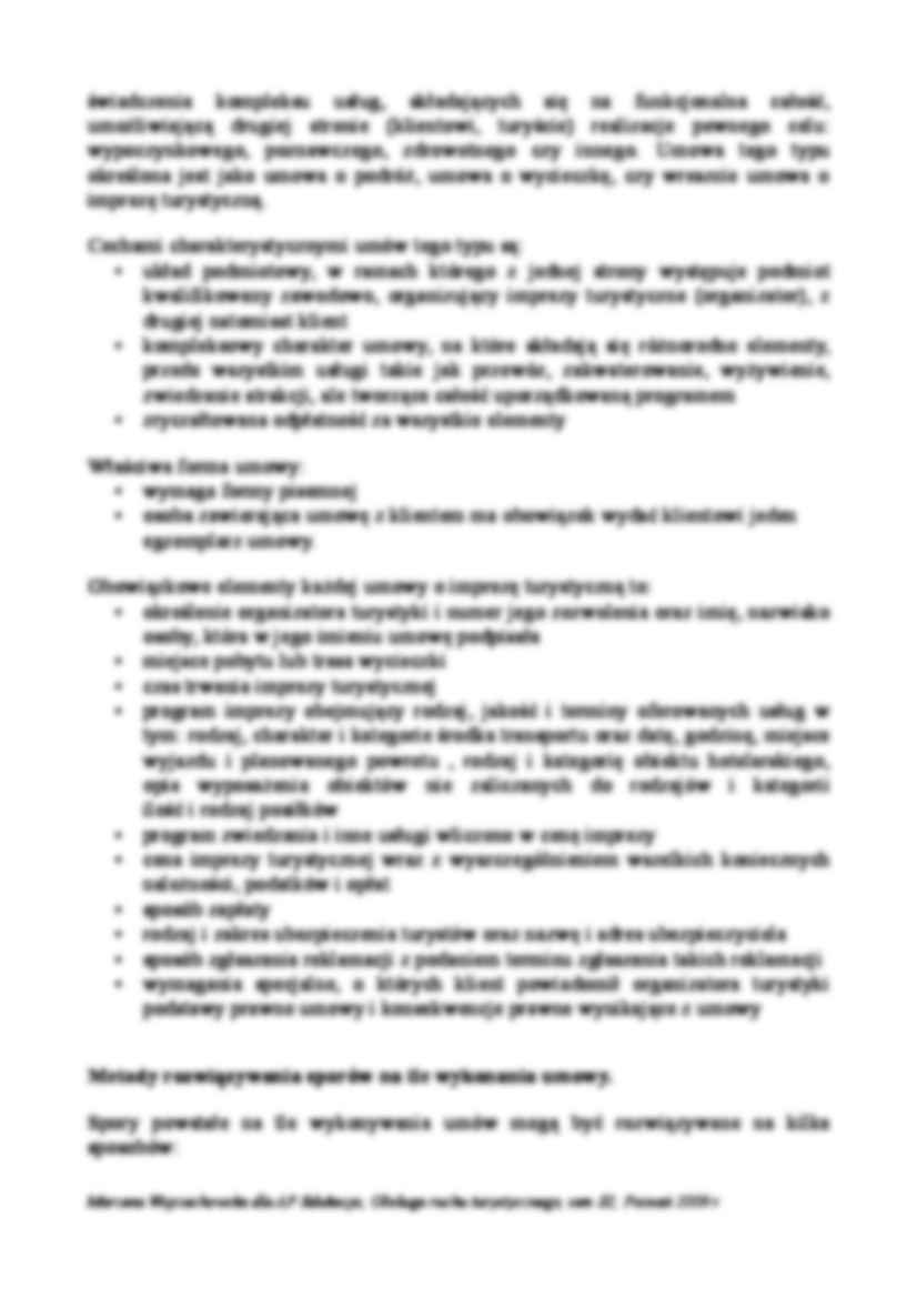 Umowy w turystyce - strona 3