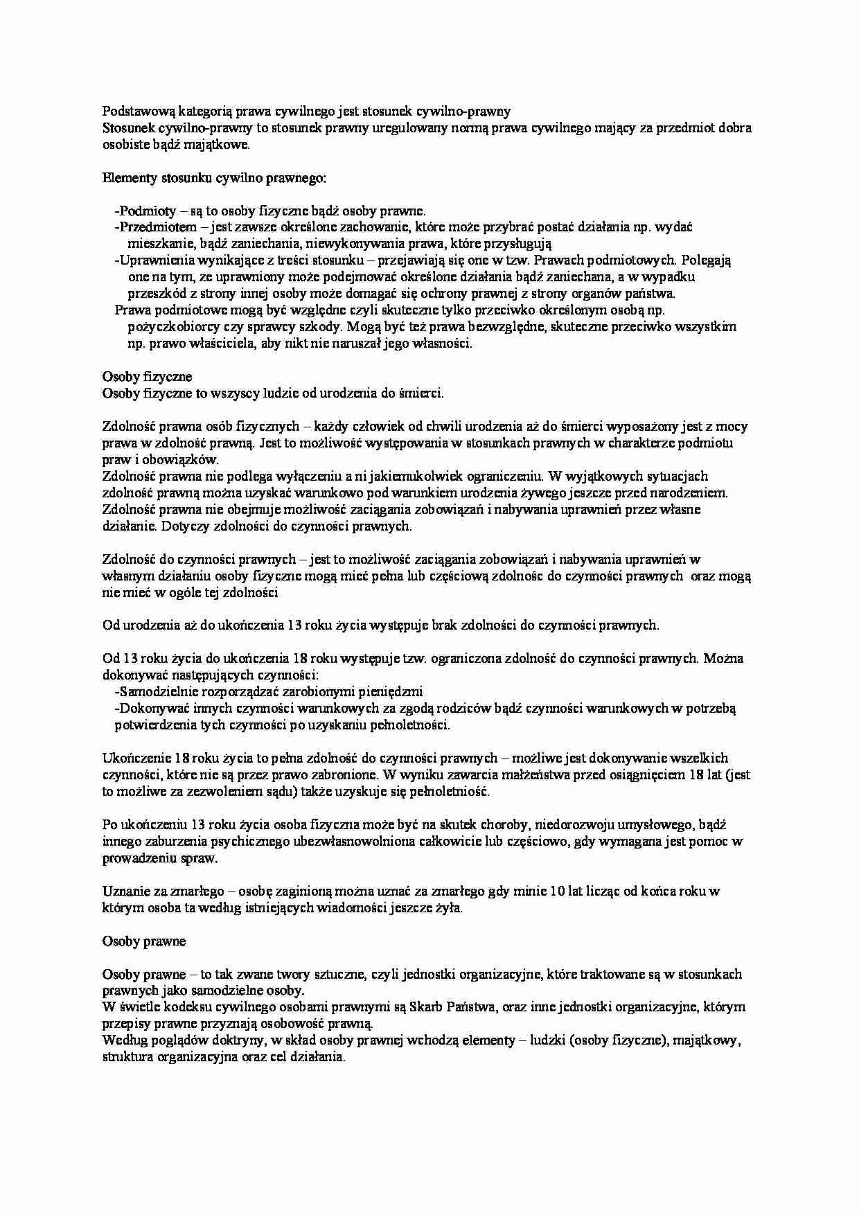Prawo cywilno-prawne - strona 1