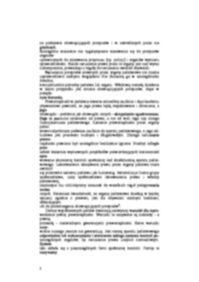 Praworządność - definicja i opracowanie - strona 3