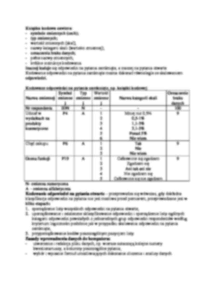 Kodowanie, książka kodowa - zasady opracowania - strona 2