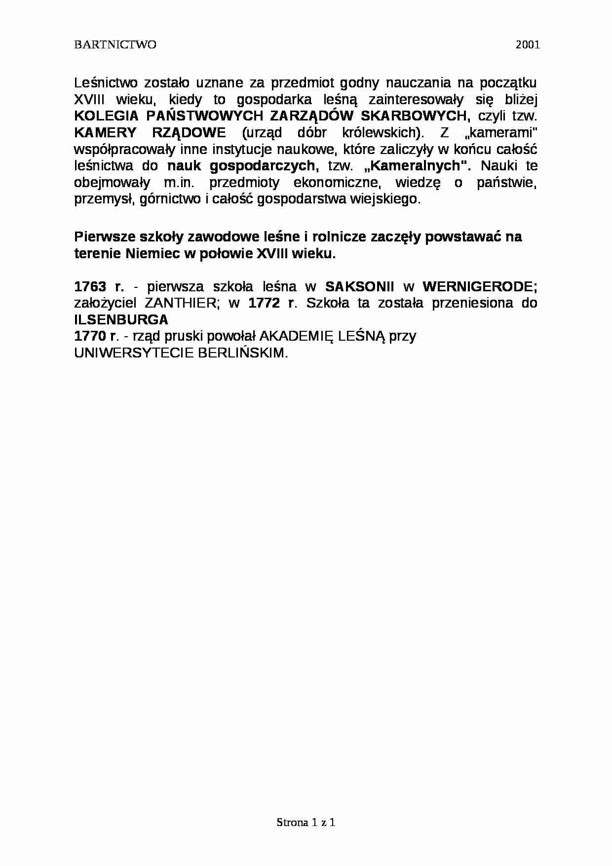 Szkoły leśnicze w Polsce - strona 1