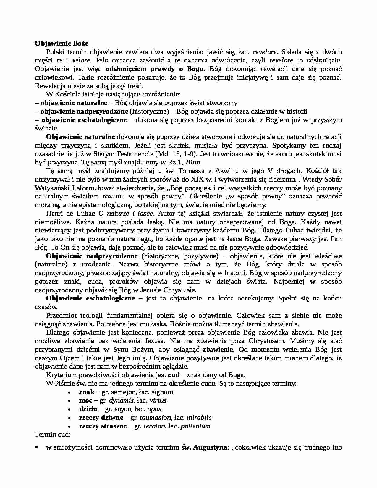 Objawienie Boże - strona 1