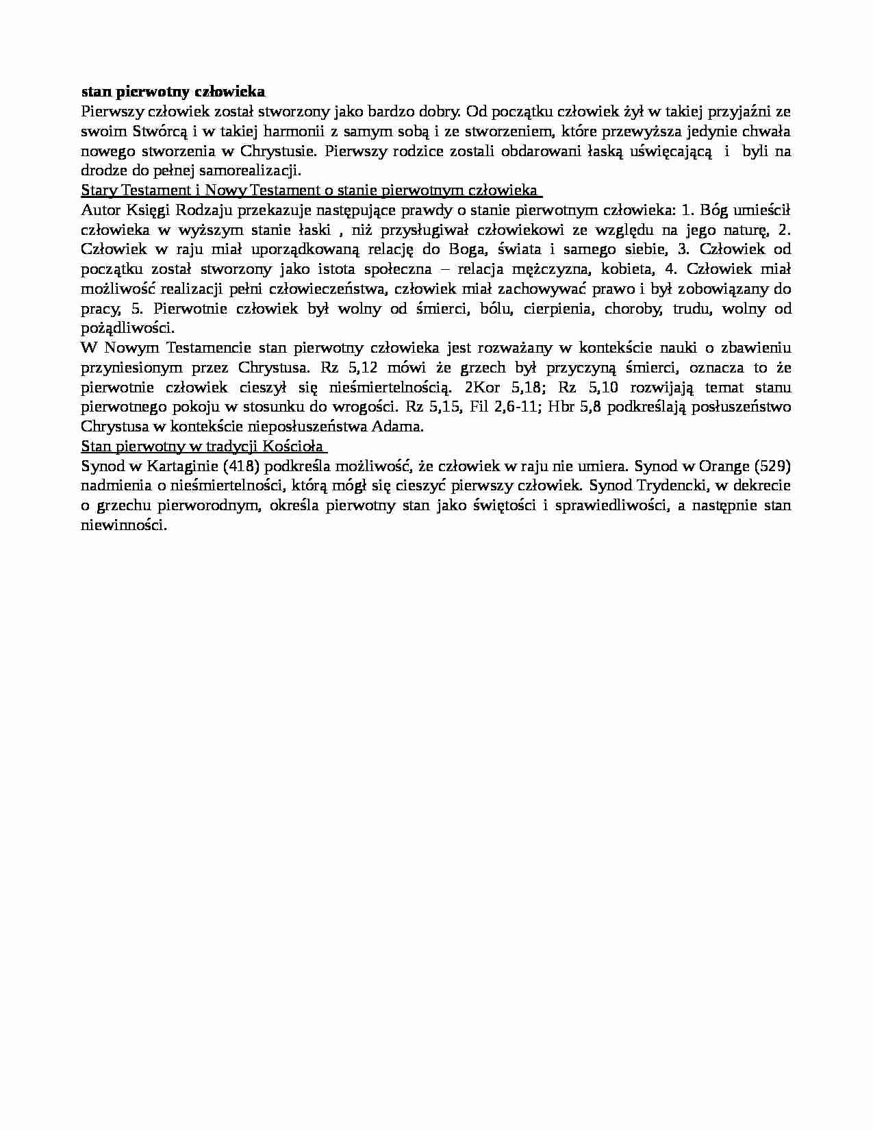 Stan pierwotny człowieka - strona 1